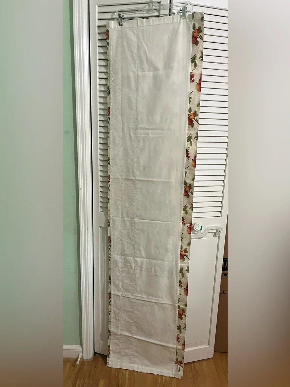 Set of 2 Longaberger fruit medley valances 73 x 18